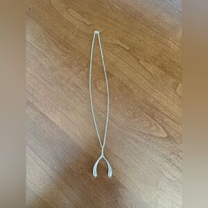 Jane Win Wishbone Pendant Necklace